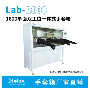 伊特克斯Lab2000 1800單面雙工位手套箱 真空鍍膜 高溫真空爐