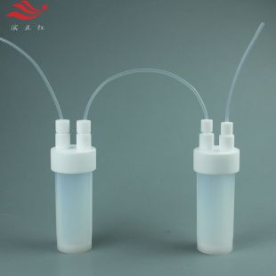 PFA一體反應(yīng)罐耐酸堿低本底特氟龍塑料接1/4英寸管