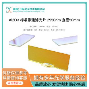 Al2O3 标准带通滤光片 2950nm 直径50mm