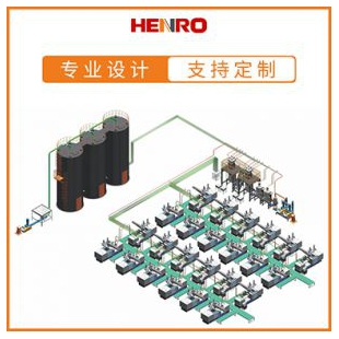 恒榮集中供料系統注塑車間自動化供料系統整廠設計