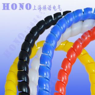PP纏繞管 PE纏繞管 黑色PP線卡線管 黑色PE卷式結束帶 白色PP包線管