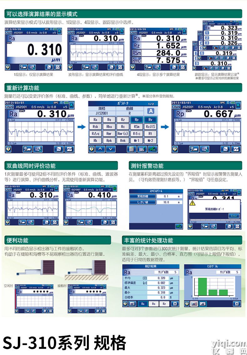 Mitutoyo三豐表面粗糙度儀新款SJ-310