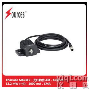 Thorlabs 光纖耦合LED，280nm到1450nm，SMA插口