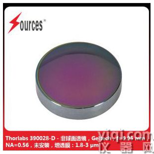 Thorlabs 模壓紅外非球面透鏡 森泉光電