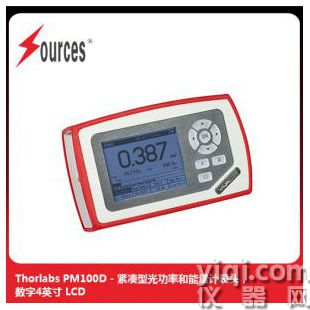 Thorlabs 光功率計套裝 USB 2.0接口 4英寸LCD屏