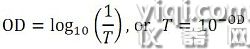 Optical Density Equation