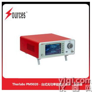 Thorlabs台式光功率能量计表头，双通道