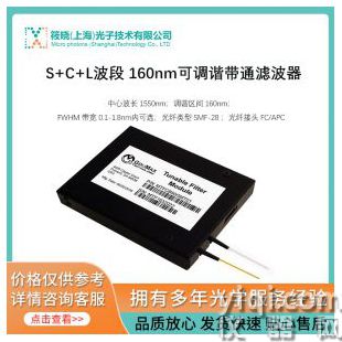 S+C+L波段 160nm可調(diào)諧帶通濾波器