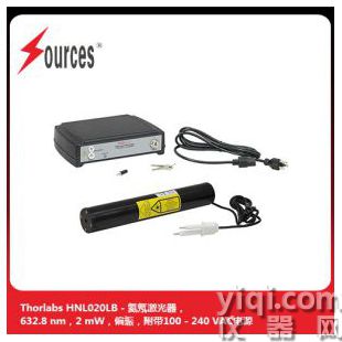 Thorlabs氦氖激光器，2 mW，紅光(632.8 nm)
