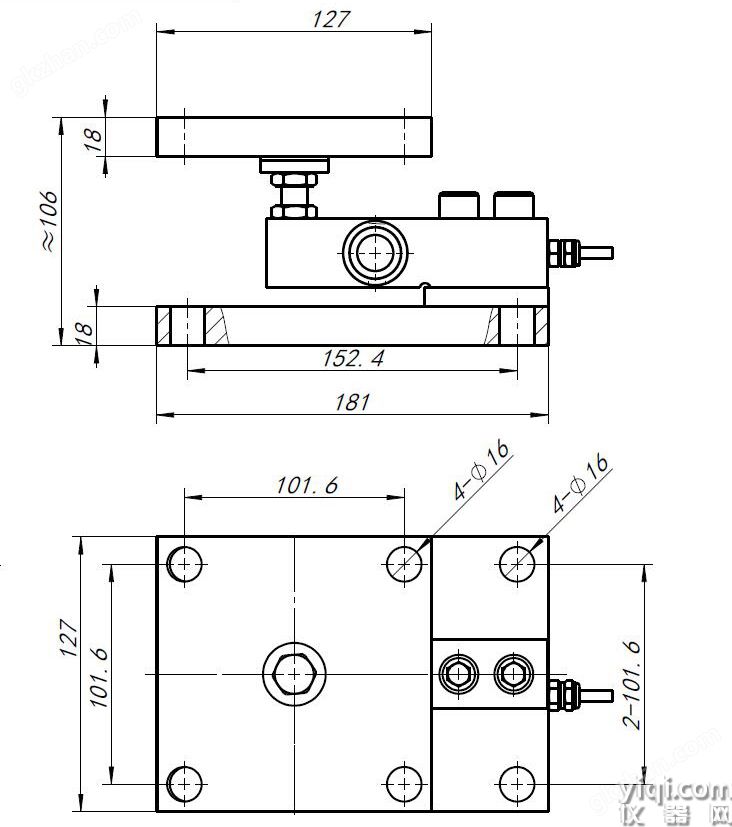 NTJH-5BM悬臂梁式称重模块 反应釜料斗重量