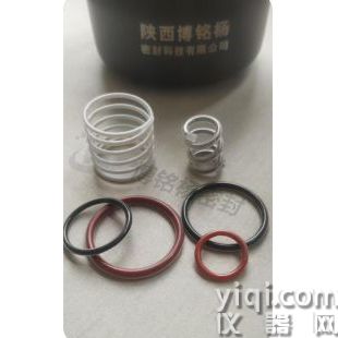 PFA/FEP包覆弹簧矩形包覆圈PTFE包弹定制簧