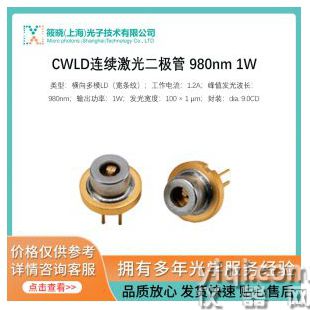 CWLD連續激光二極管 980nm 1W