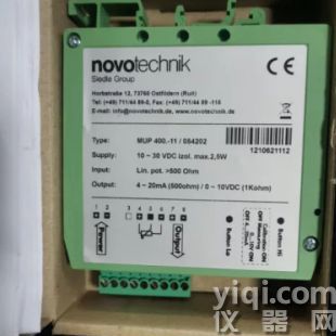 優(yōu)勢(shì)供應(yīng) novotechnik 信號(hào)轉(zhuǎn)化模塊 400054202 MUP-400-11