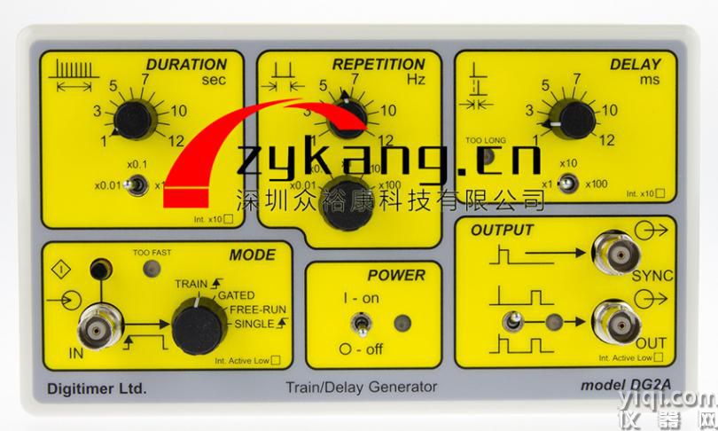 Digitimer DG2A脈沖發生器,DG2A小型脈沖發生器