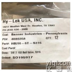 優勢供應 Hy-Lok 單向閥 CVH2-H-6T-1/3-S316