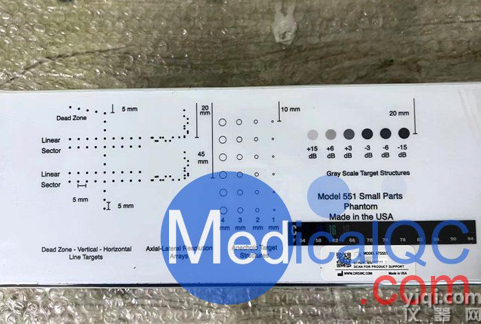 ATS 551微小解剖特征模體，ATS 551超聲模體,ATS551小零件模體實拍圖