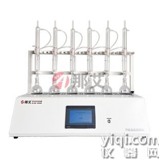 智能干浴索氏提取器，7寸大液晶屏幕实时显示温度，抽提时间可设定