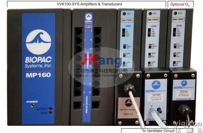 BIOPAC VVK100-SYS呼吸機性能驗證系統(tǒng),VVK100-SYS呼吸機性能檢測儀,VVK100-SYS呼吸機分析儀