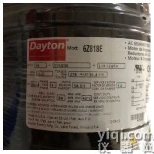 优势供应 DAYTON 减速电机 6Z818