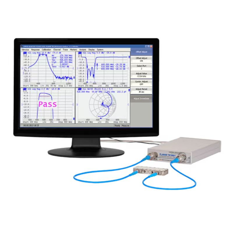 TR1300/1 ：兩端口（300kHz~1.3GHz）矢量網(wǎng)絡(luò)分析儀模塊