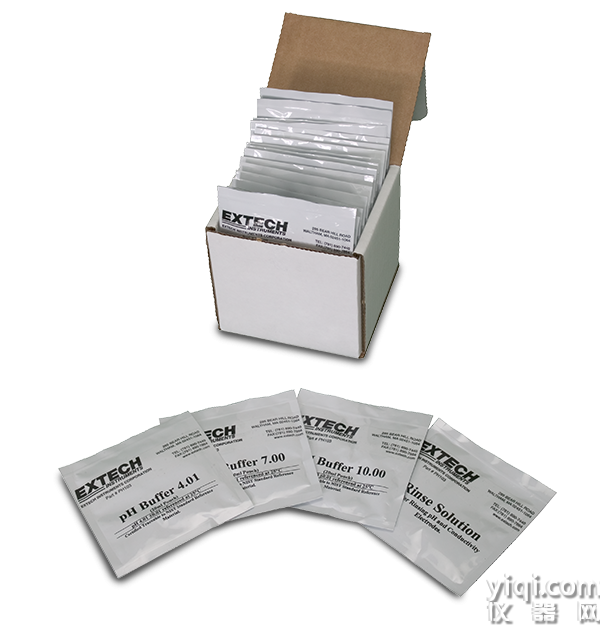 Tripak 袋裝緩沖液（pH4、7 和 10 加洗滌液）