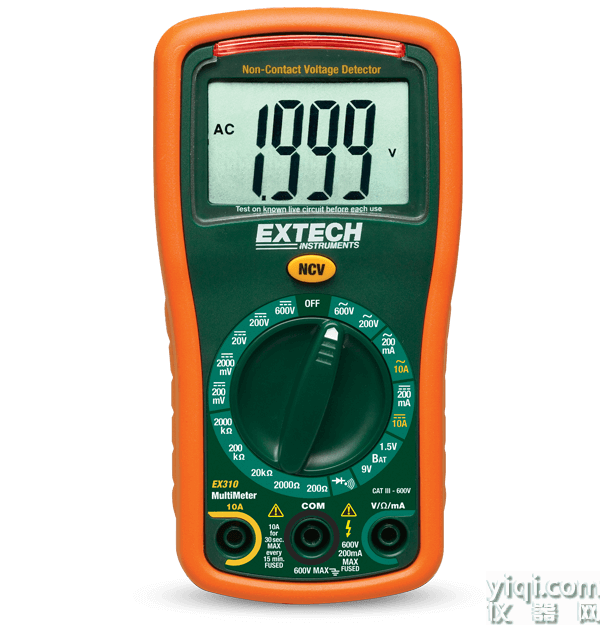 9 Function Mini MultiMeter + Non-Contact Voltage Detector