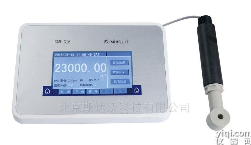酸/堿濃度計分析儀