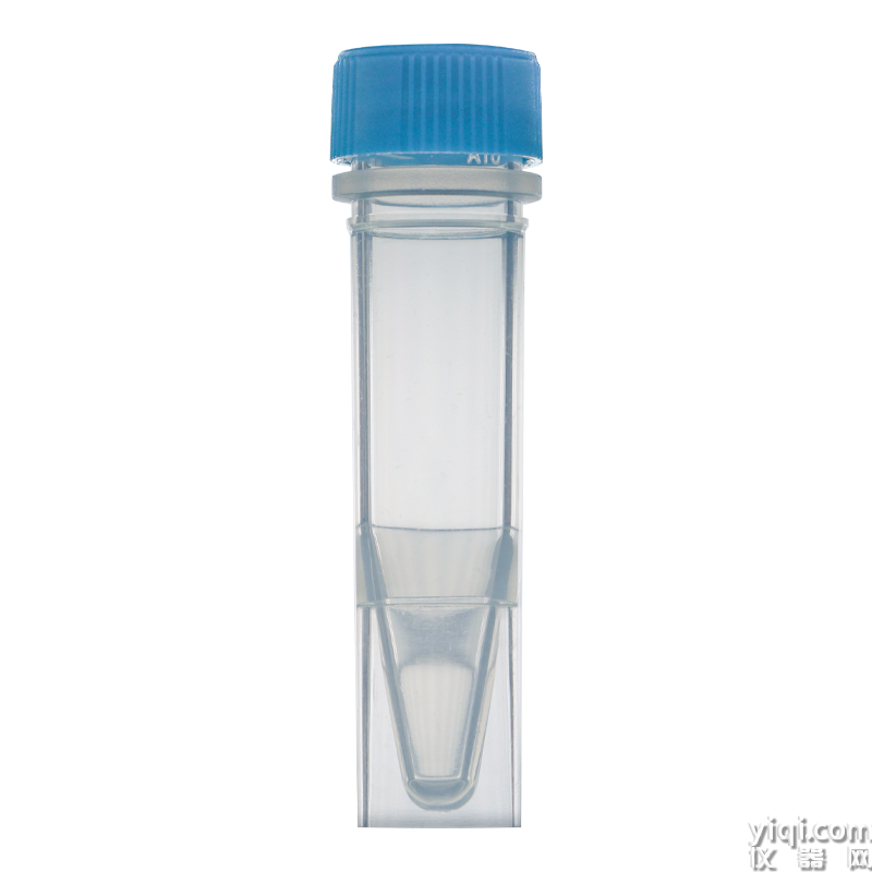 螺旋樣品保存管，1.5 mL，可立底，藍(lán)色平蓋，滅菌